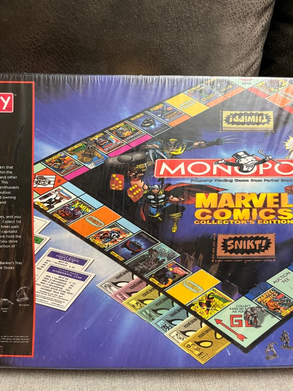 Marvel Comics Collector's Edition Monopoly Board Game 1999 NWT - Picture 8 of 13